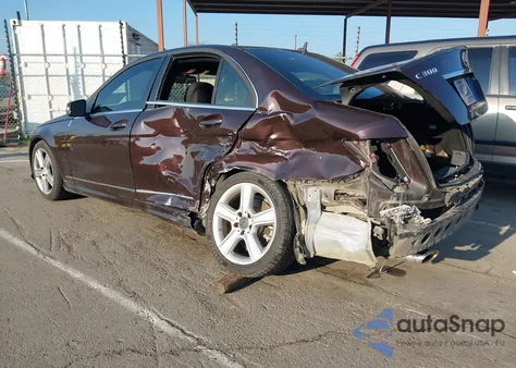 2011 Mercedes-Benz C 300 Sport from USA, damaged, VIN WDDGF5EB9BR167952